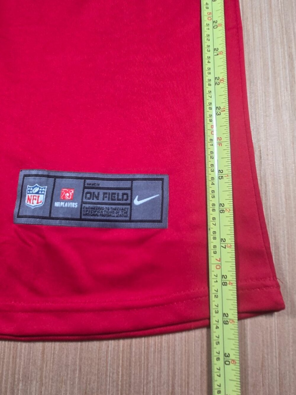 Nike On Field San Francisco 49ers Talanoa Hufanga #29 Jersey Men’s XXL Red NFL - Picture 7 of 10